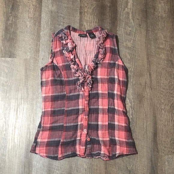 Plaid top - Picture 2 of 5